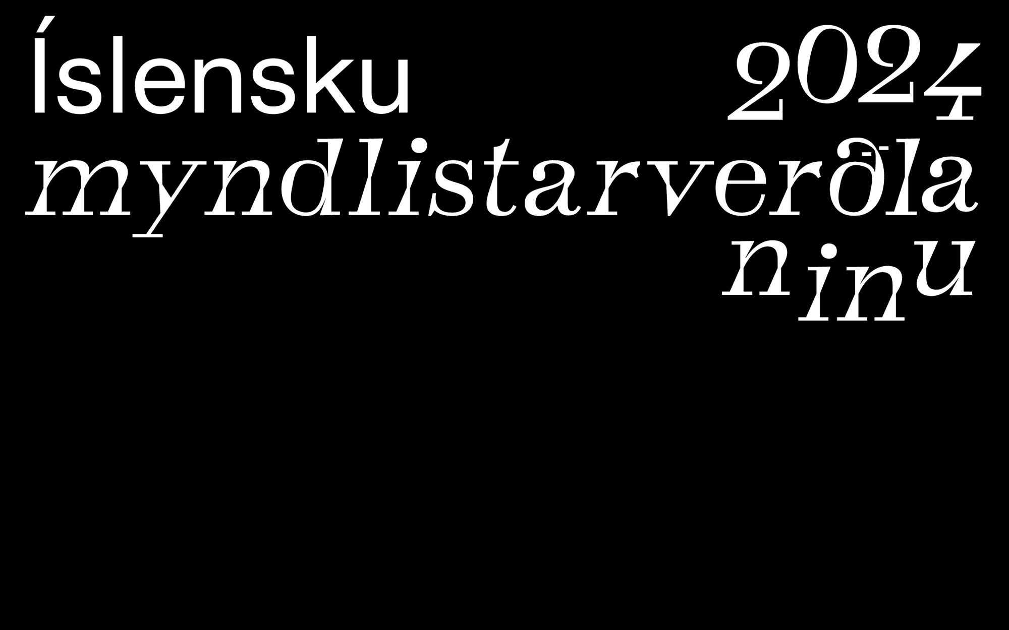 Icelandic art prize 2024