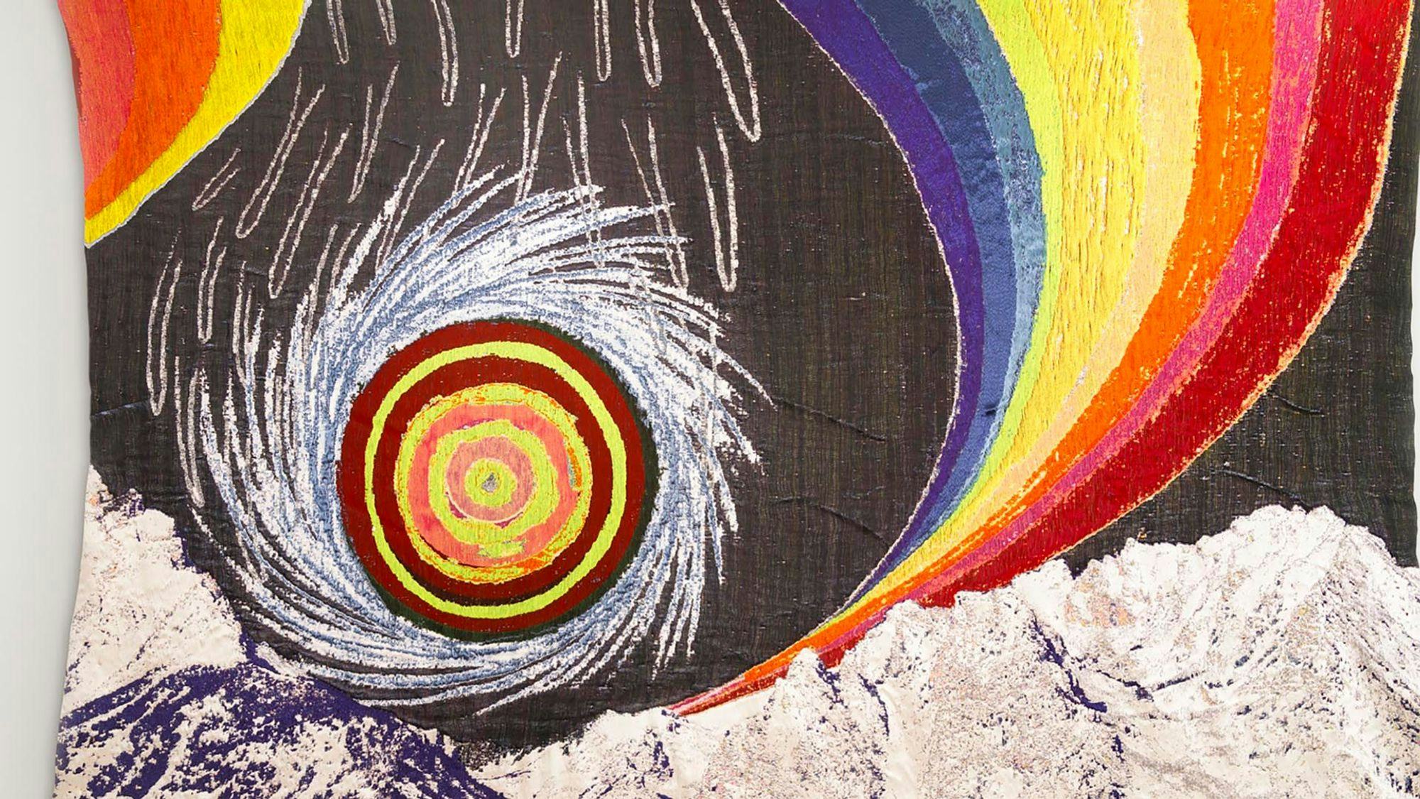 Liz COLLINS, Rainbow Mountain Moon, 2024, Giardini