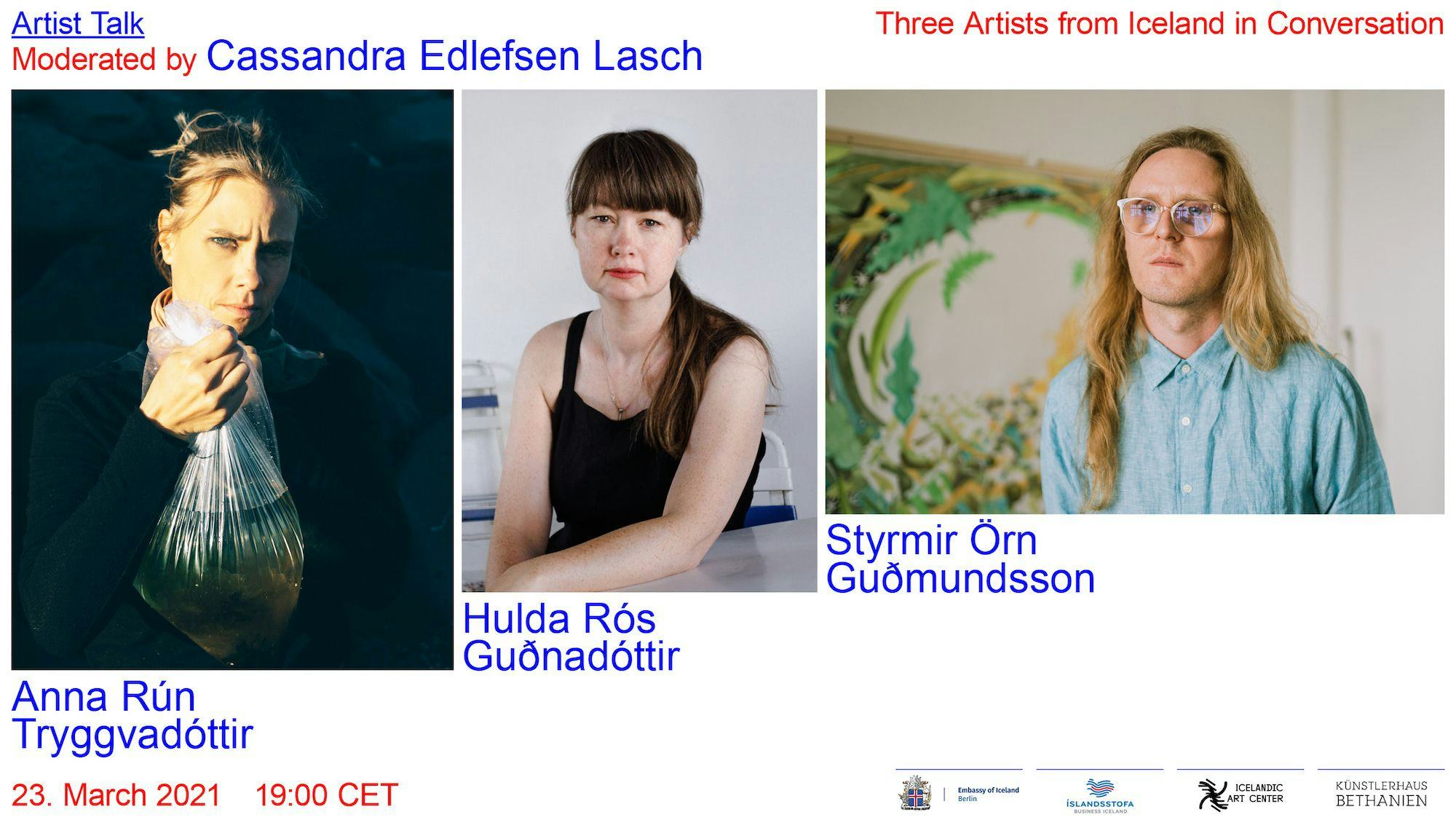 Three Artists from Iceland in Conversation